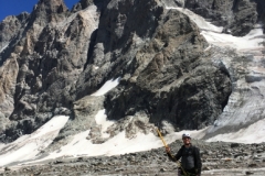 Alpinisme dans le massif des Ecrins, le glacier Noir